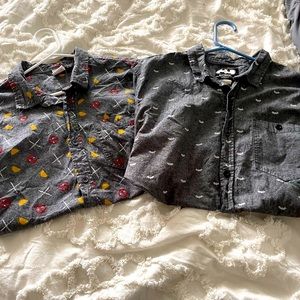 Batman & Deadpool Collared Shirts